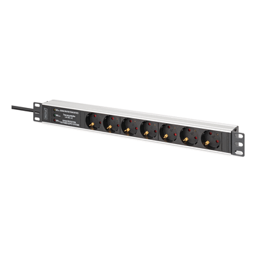 4016032501688 - DIGITUS Steckdosenl m Alum-prof 7-fach Schuko 2 m