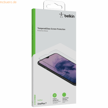 0745883808786 - ScreenForce Tempered Glass Displayschutz für OnePlus 7