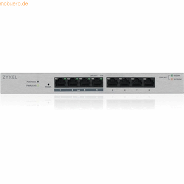 Zyxel ZyXEL GS1200-8HP V2 8-Port Gigabit PoE+ mgd Switch 4x PoE+ 60W