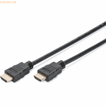 4016032451990 - HDMI Anschlusskabel HDMI-A Stecker HDMI-A Stecker 200 m Schwarz AK-990920-020-S Audio Return Channel Ultra HD (4k) HDMI mit Ethernet HDMI-Kabel