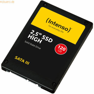 Intenso International Intenso 120GB Solid State Drive HIGH SATA3 2,5-