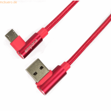 9005613158002 - emporia emporia Datenkabel Micro-USB - Special Edition rot