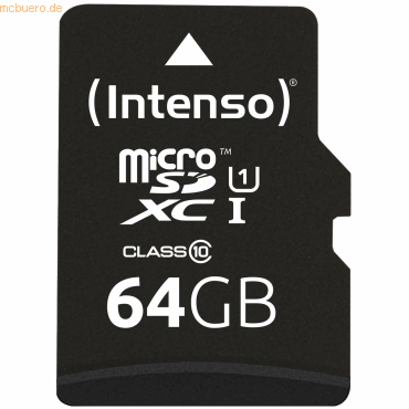 Intenso International Intenso 64GB microSDXC Class10 UHS-I Professiona