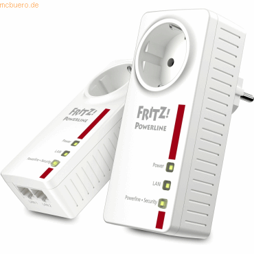 AVM AVM FRITZ!Powerline 1220 Set 1200 MBit 2er Kit (2x LAN)