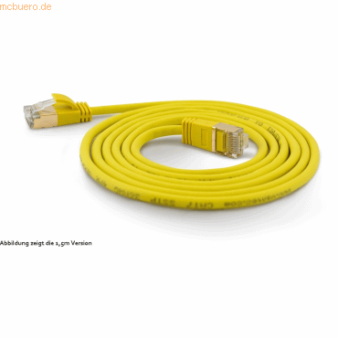 4250367771754 - wantecWire Patchkabel CAT7 extradünn SSTP gelb 20m