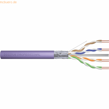 4016032344063 - DK-1623-VH-305 Netzwerkkabel CAT 6 F UTP 025 mm² Violett 305 m