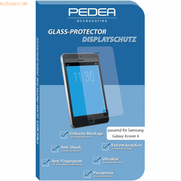 4048466928861 - PEDEA PEDEA Glas Displayschutz für Samsung Galaxy Xcover 4 4s