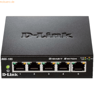 D-Link D-Link DGS-105 5-Port Layer2 Gigabit Switch