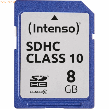 Intenso International Intenso 8GB Secure Digital Cards SD