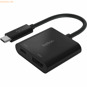 Belkin Belkin USB-C auf HDMI-Adapter, 60W PD, schwarz