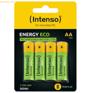 Intenso International Intenso Batteries Rechargeable Eco AA HR6 2600mA