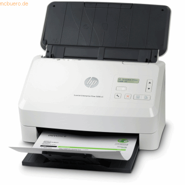 0193905029877 - Hewlett Packard - hp Scanjet Enterprise Flow 5000 s5 Scanner mit Vorlageneinzug 600 x 600 dpi A4 Weiß 0193905029877 - Hewlett Packard - hp Scanjet Enterprise Flow 5000 s5 Scanner mit Vorlageneinzug 600 x 600 dpi A4 Weiß