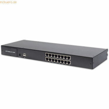 4016032447641 - DIGITUS Modularer CAT 5 KVM-Switch 16-Port