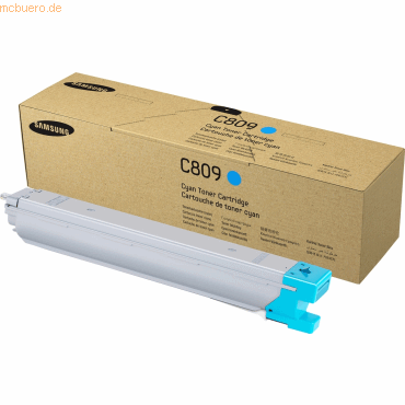 Hewlett Packard HP Samsung Toner CLT-C809S cyan (ca. 15.000 Seiten)