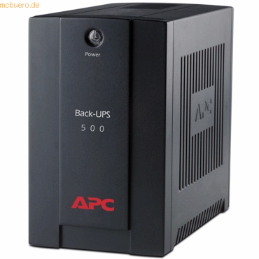 Schneider Electric APC Back-UPS 500VA, AVR, IEC outlets, EU Medium