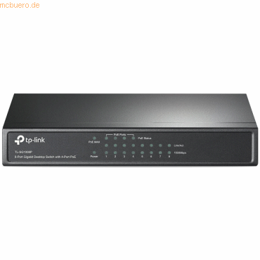 TP-Link TP-Link TL-SG1008P 8-Port Gigabit Desktop Switch 4x PoE