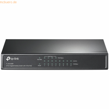 TP-Link TP-Link TL-SG1008P 8-Port Gigabit Desktop Switch 4x PoE