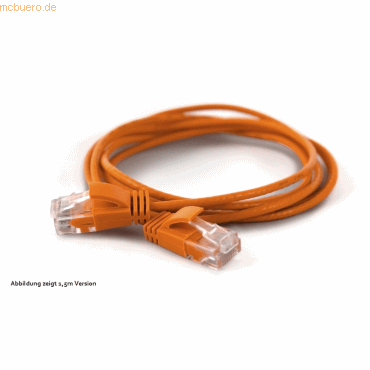 4250367772591 - wantecWire Patchkabel CAT6A (rund 28mm) UTP orange 20m