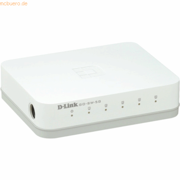 D-Link D-Link GO-SW-5G 5-Port Gigabit Easy Desktop Switch