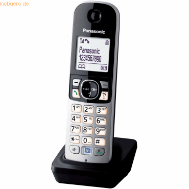 Panasonic Panasonic Mobilteil KX-TG68xx Serie inkl. Ladeschale schwarz