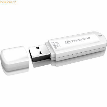 Transcend Transcend 32GB JetFlash 370 USB 2.0, Weiß
