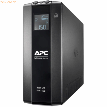 Schneider Electric APC - BR1600MI Back-UPS Pro LCD AVR 1600VA