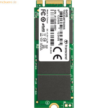 Transcend Transcend 64GB SATA3 M.2 2260 SSD B+M Key MLC