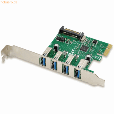 Digital data communication Conceptronic EMRICK U34, 4-Port USB 3.0 PCI