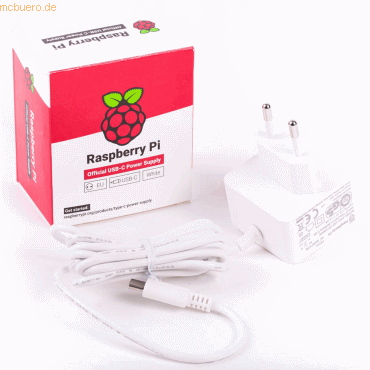 Raspberry Pi Raspberry Pi 4 Netzteil 5.1V 3A 1.5m Kabel weiß