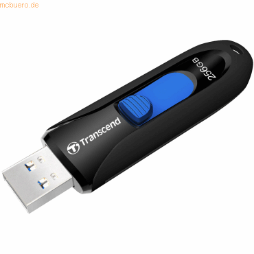 Transcend Transcend 256GB JetFlash 790 USB 3.1 Pen Drive, Capless, Bla
