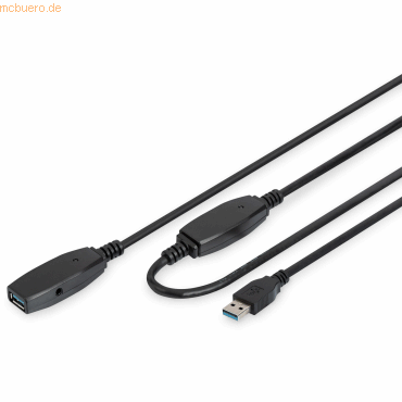 4016032457497 - USB-Kabel USB 32 Gen1 (USB 30   USB 31 Gen1) USB-A Stecker USB-A Buchse 1500 m Schwarz Geschirmt doppelt geschirmt DA-73106