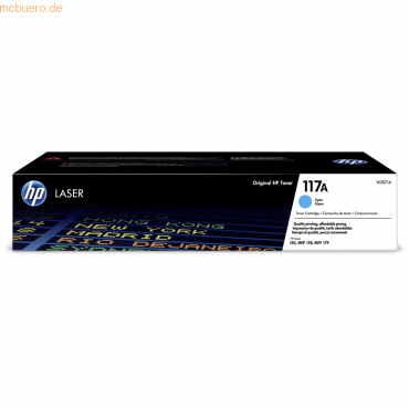 Hewlett Packard HP Toner 117A Cyan (ca. 700 Seiten)