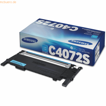 Samsung HP Samsung Toner CLT-C4072S Cyan (ca. 1.000 S.) Polymertoner