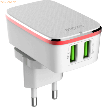 9005613157982 - emporia emporiaRL-USB2 Reiselader mit 2 Anschlüssen