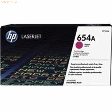 Hewlett Packard HP Toner CF333A 654A Magenta (ca. 15.000 Seiten)