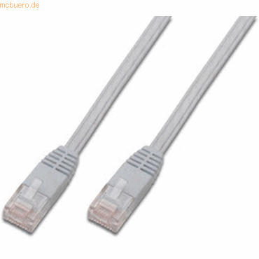 4016032274018 - DIGITUS Patch-Kabel flach RJ-45 (M) zu RJ-45 (M) 5 m Kupfer U UTP Cat 5e weiß (DK-1511-050F WH)