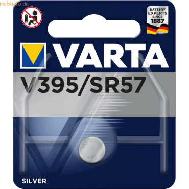 Varta VARTA Knopfzellenbatterie Electronics V395 (SR57) Silber