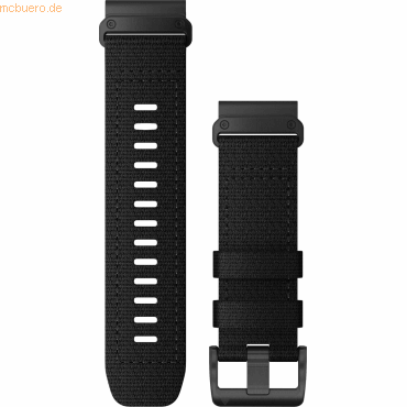 0753759257989 - QuickFit - Uhrarmband für Smartwatch - Tactical Black Sportuhr + Smartwatch Zubehör Schwarz