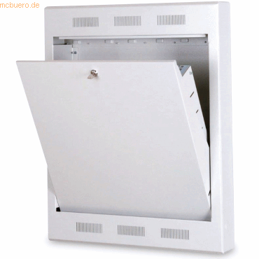 4016032383208 - DN-19 WM-FLSH-127 19 Zoll Wandgehäuse (B x H x T) 628 x 778 x 127 mm 2 HE Lichtgrau (RAL 7035)