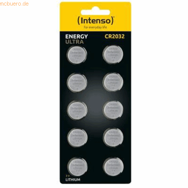 4034303028535 - KnopfzelleEnergy Ultra CR2032 10er Blister 4034303028535 Inten