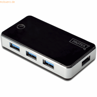 Assmann DIGITUS USB 3.0 Hub, 4-port schwarz