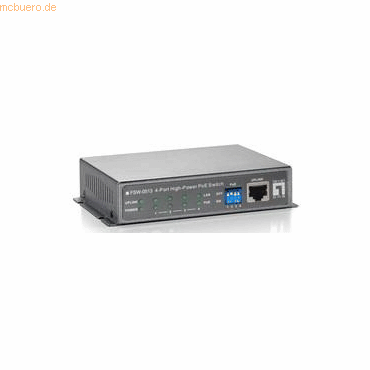Digital data communication LevelOne FSW-0513 4-Port High-Power PoE-Swi