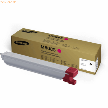 0191628528455 - Samsung Original CLT-M808S Toner magenta 20000 Seiten (CLT-M808S ELS) für MultiXpress X4220RX X4250LX X4300LX