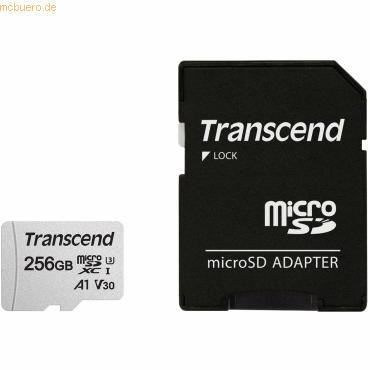 Transcend Transcend microSDXC 256GB Premium 300S Class 10 + SD-Adapter