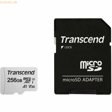 Transcend Transcend microSDXC 256GB Premium 300S Class 10 + SD-Adapter