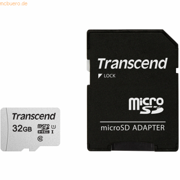 Transcend Transcend microSDXC 32 GB Premium 300S Class 10 + SD-Adapter