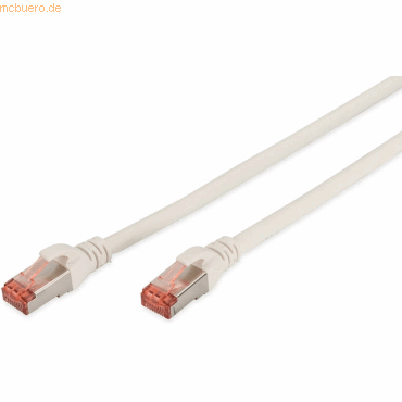 4016032321675 - DK-1644-010 WH RJ45 Netzwerkkabel Patchkabel cat 6 s ftp 100 m Weiß Flammwidrig Foliensch - Digitus