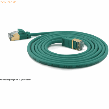 4250367772157 - wantecWire Patchkabel CAT7 extradünn SSTP grün 10m