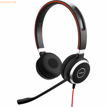 5706991021554 - Headset EVOLVE 40 UC Kopfbügel Duo USB C 35mm-Klinke schwa