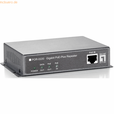 4015867185612 - LevelOne 1x FE PoE-Repeater POR-0220 PoE extern